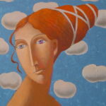 Aphrodite with clouds_60χ50